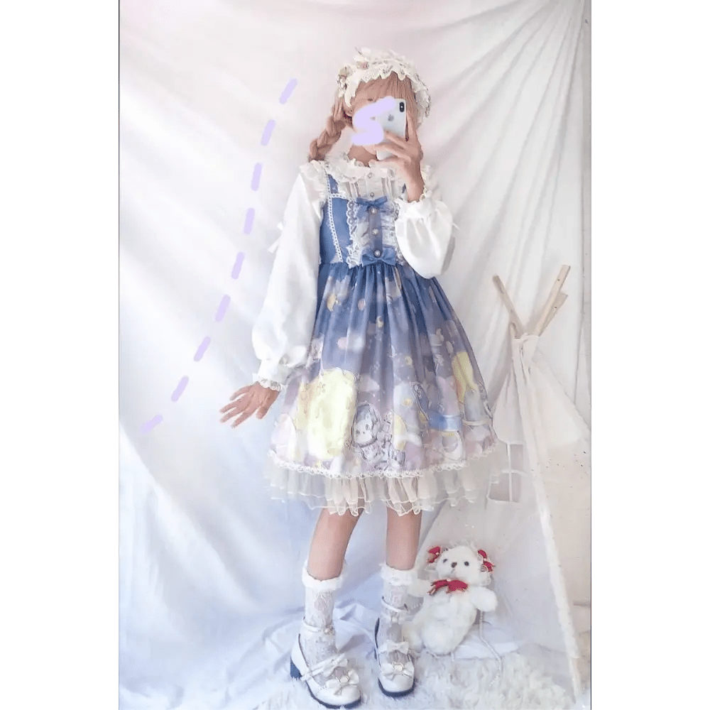 Outerspace Alien Inspired Lolita Dress for Cosmic Princesses - Cosparty