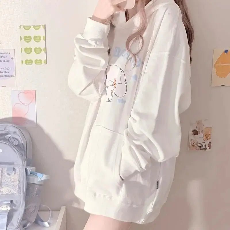 Oversized Cozy Cinna Hoodie for Cute Fashion Lovers - Cosparty