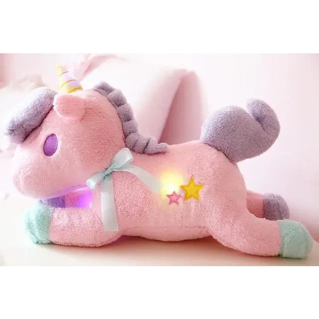 magical unicorn plush toy glow in the dark led little twin stars sanrio pastel fairy kei by Cosparty