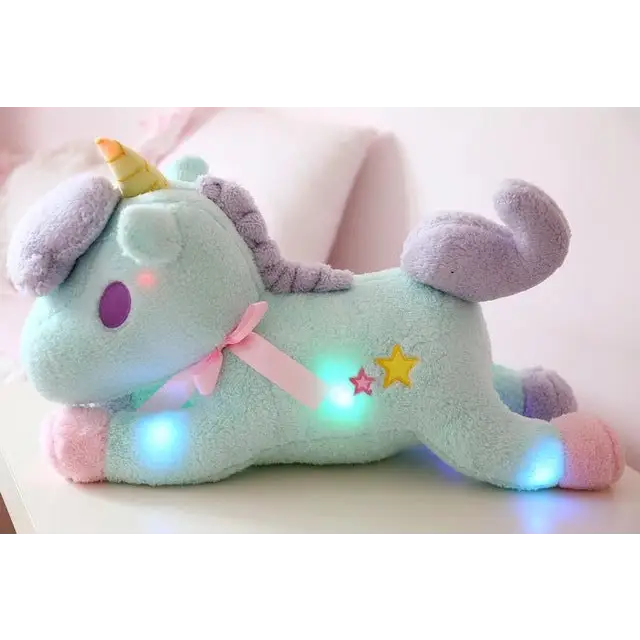 magical unicorn plush toy glow in the dark led little twin stars sanrio pastel fairy kei by Cosparty