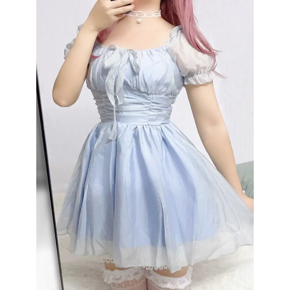 Pale Blue Princess Dress for a Fairytale Look - dress