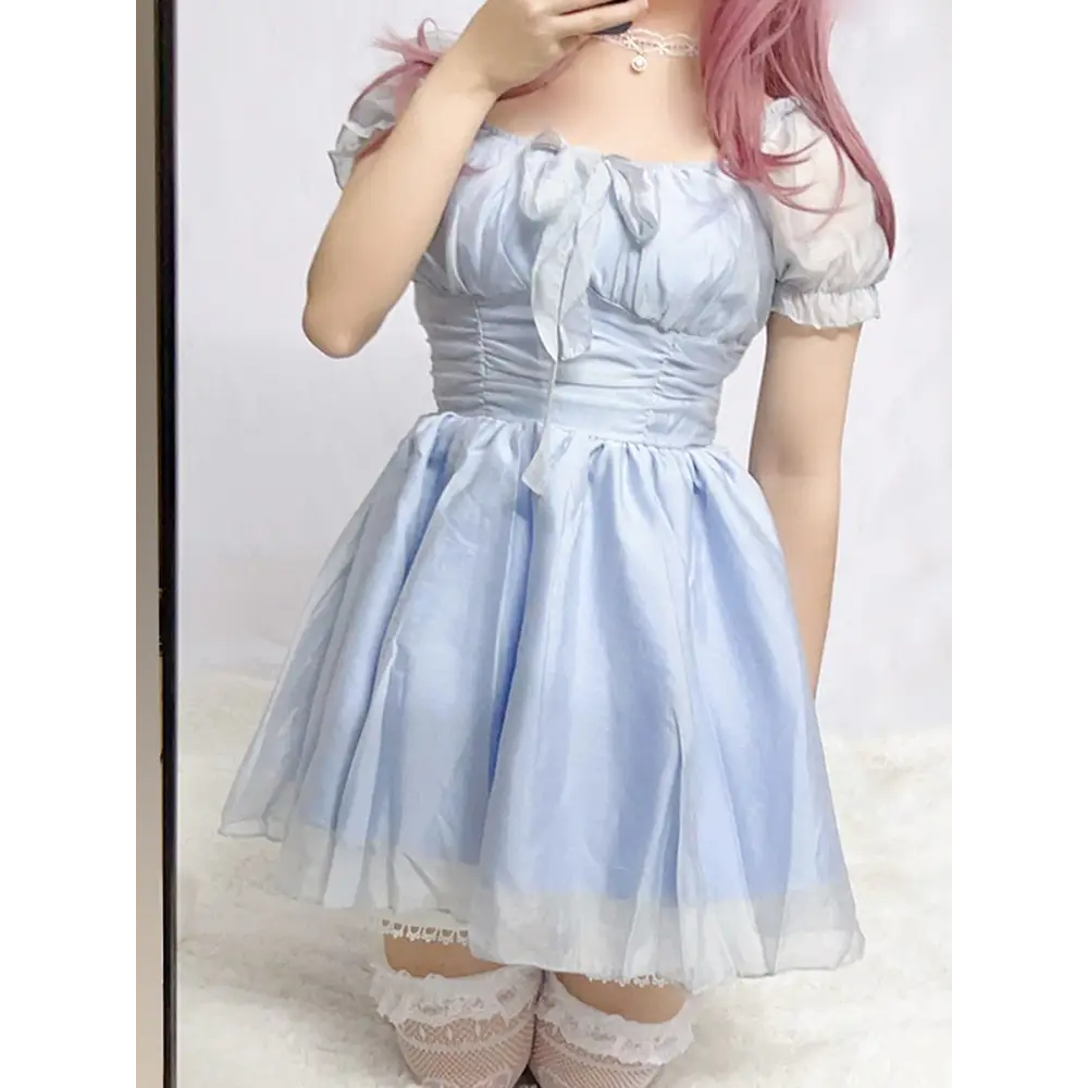 Pale Blue Princess Dress for a Fairytale Look - dress