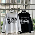 Panda Playgirl Gothic Anime Turtleneck Sweater with 48cm Sleeve Length - Cosparty