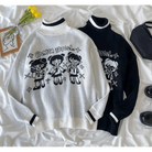 Panda Playgirl Gothic Anime Turtleneck Sweater with 48cm Sleeve Length - Cosparty