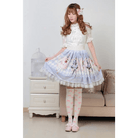 Pastel Anime Girl Lolita Skirt in Kawaii Fairy Kei Style - Cosparty