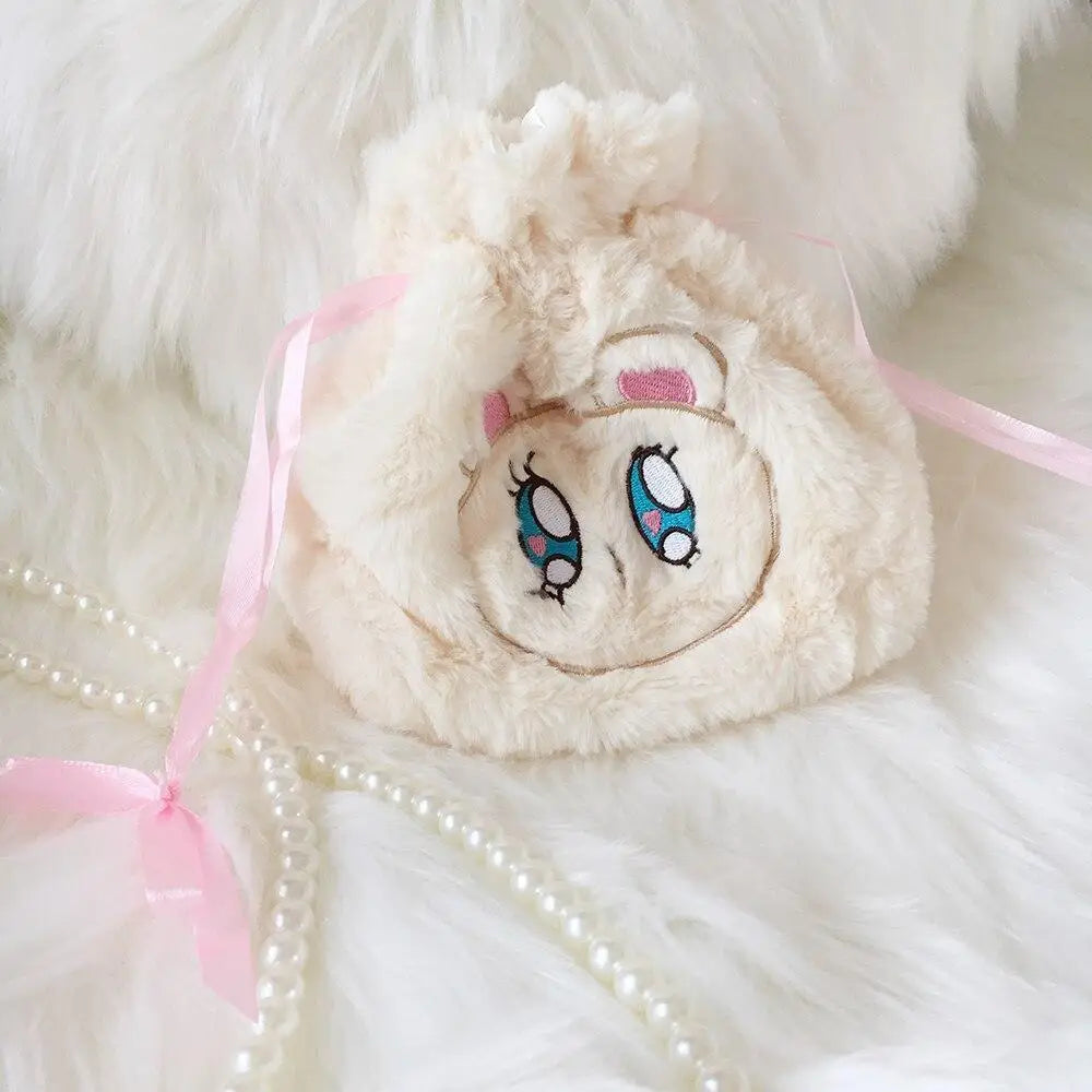 Pastel Baby Bear Drawstring Bag for Kawaii Cosparty Essentials - bags