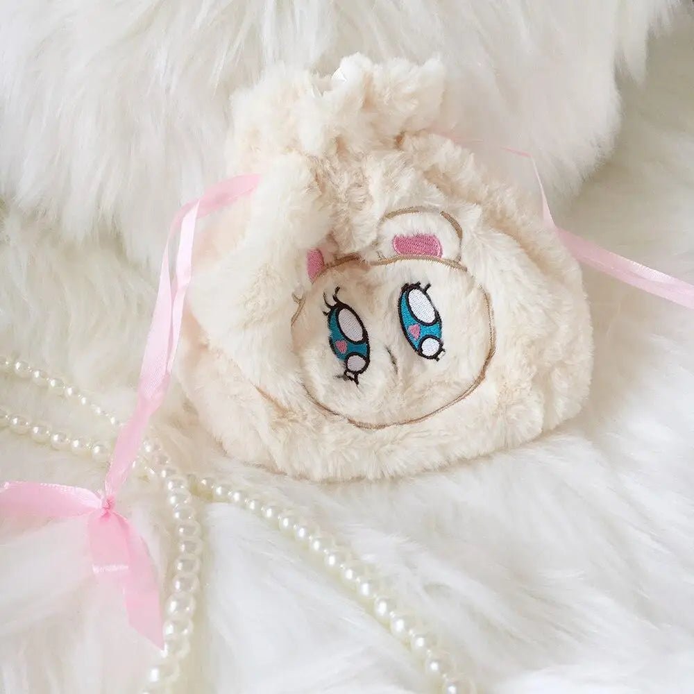 Pastel Baby Bear Drawstring Bag for Kawaii Cosparty Essentials - Cosparty