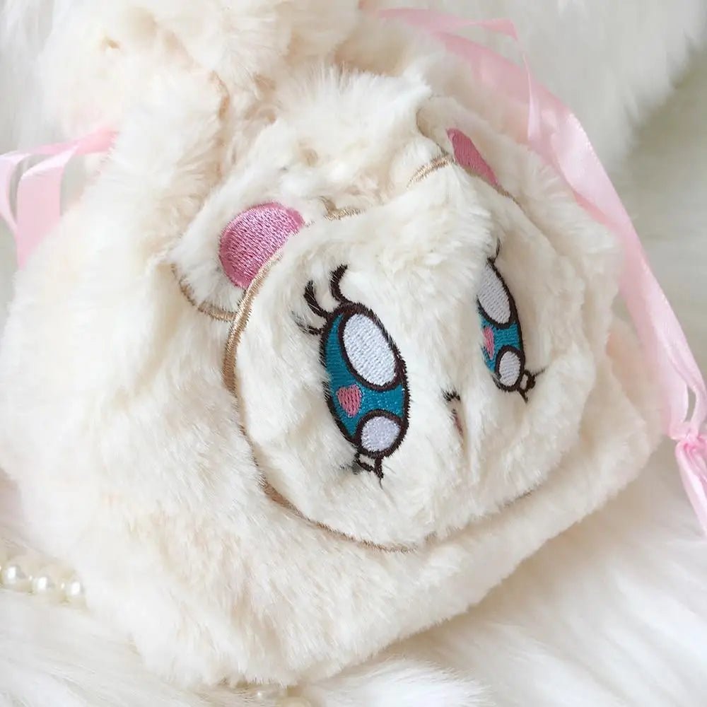 Pastel Baby Bear Drawstring Bag for Kawaii Cosparty Essentials - Cosparty