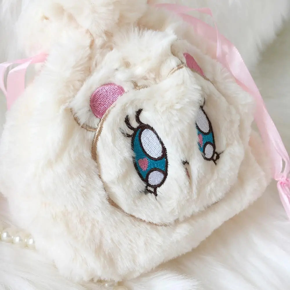 Pastel Baby Bear Drawstring Bag for Kawaii Cosparty Essentials - bags