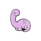 Pastel Baby Dinosaur Enamel Pins from Nomming Usagi New Condition - Purple Long Neck - pin