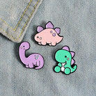 Pastel Baby Dinosaur Enamel Pins from Nomming Usagi New Condition - pin