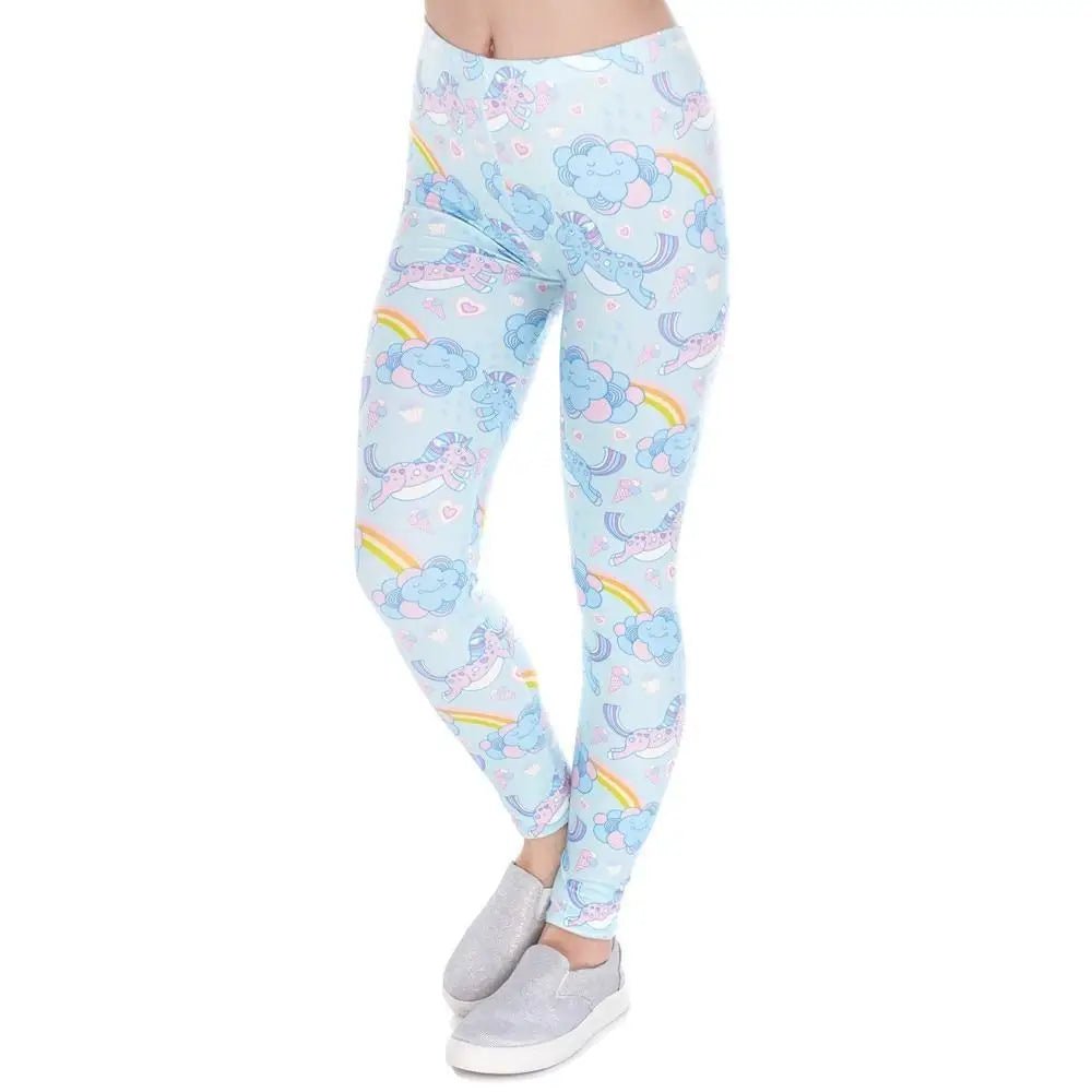 Pastel Baby Unicorn Leggings for Cosparty Style - Cosparty