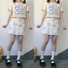 Pastel Blue Bear Tee for Kawaii Fashion Lovers - Cosparty