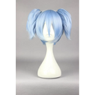 Pastel Blue Kawaii Double Pigtail Wig - Wig