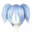 Pastel Blue Kawaii Double Pigtail Wig - Wig