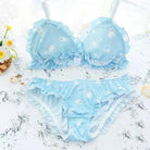 Polar Bear Lingerie Set - L (No Bigger Than C Cup) - lingerie