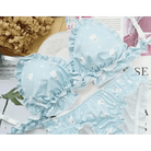 Pastel Blue Polar Bear Lingerie Set for Kawaii Fashion Lovers - Cosparty