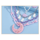 Pastel Cabochon Jewelry with Gummy Bears and Glittery Moons - Cosparty