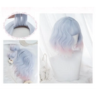 Pastel Cotton Candy Lolita Wig with Sweet Buns and Fringe - hair wig