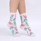 Pastel Dinosaur Socks for a Fun and Cute Fashion Statement - Cosparty
