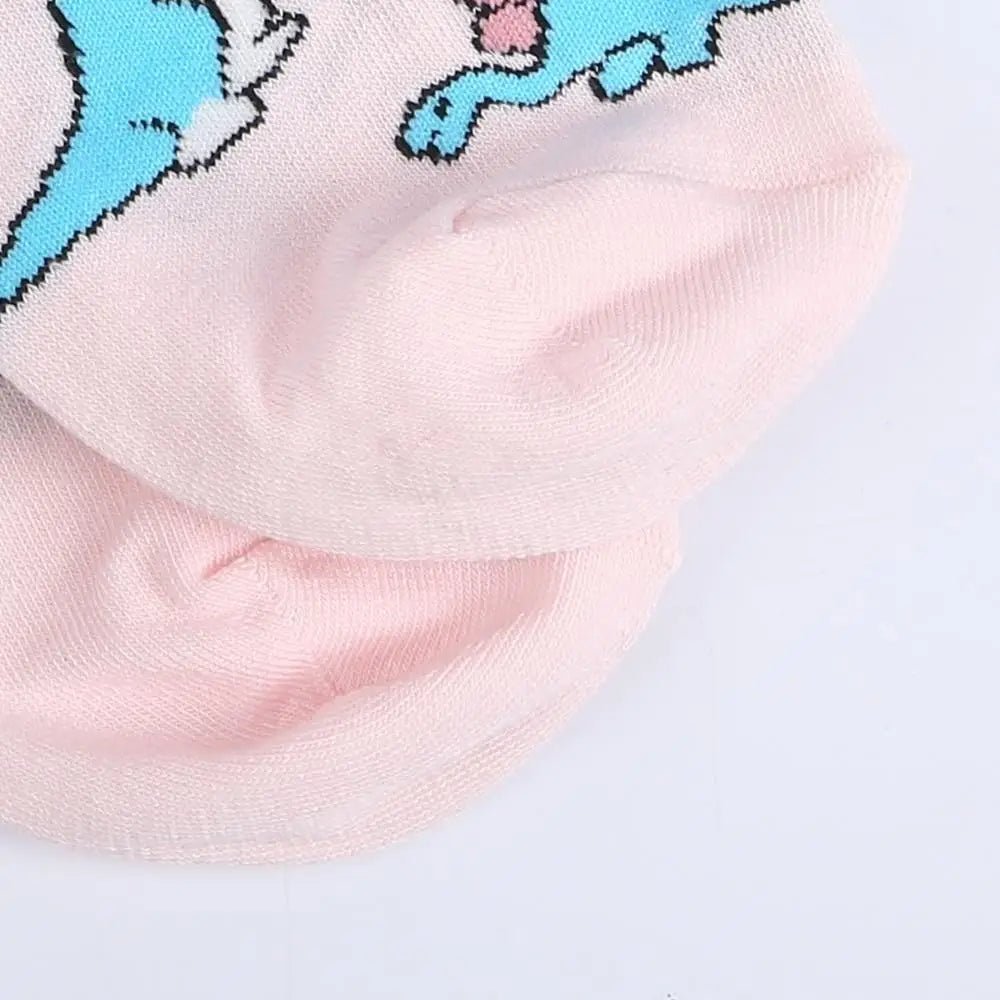 Pastel Dinosaur Socks for a Fun and Cute Fashion Statement - Cosparty
