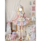 Pastel Easter Bunny Lolita Dress for Kawaii Fashion Lovers - dress