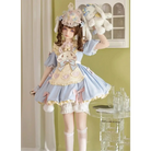 Pastel easter bunny lolita dress - apron dress - bunnies - bunny - rabbit -