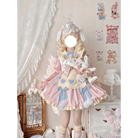 Pastel Easter Bunny Lolita Dress for Kawaii Fashion Lovers - Cosparty