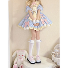 Pastel Easter Bunny Lolita Dress for Kawaii Fashion Lovers - dress