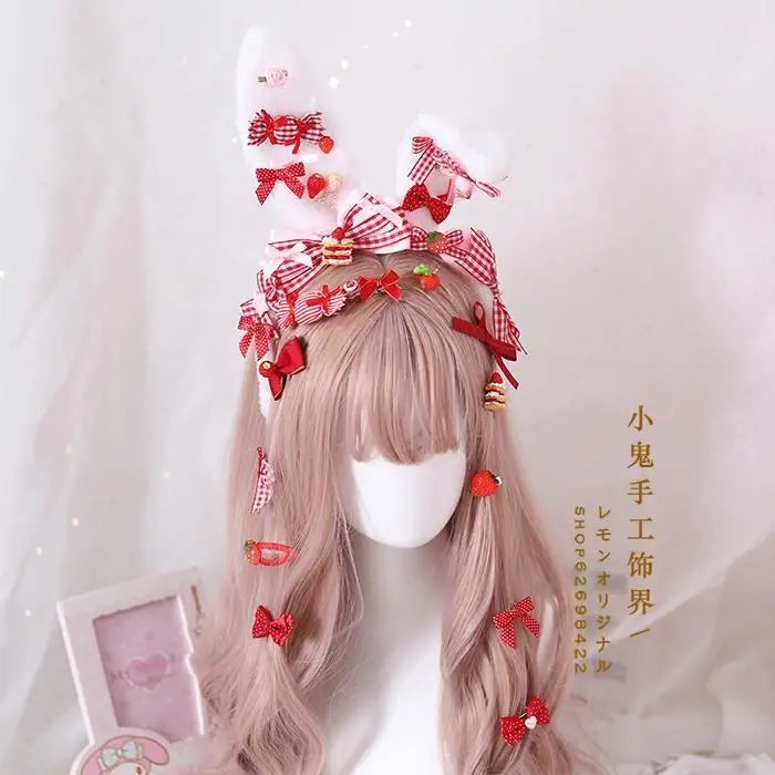 Pastel Fairy-Kei Bunny Ears for Kawaii Cuties New Condition Instock - headband