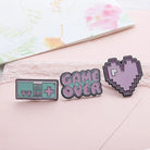 Pastel Fairy-Kei Enamel Pins for Retro Game Lovers - pin