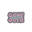 Pastel Fairy-Kei Enamel Pins for Retro Game Lovers - Game Over - pin