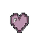 Pastel Fairy-Kei Enamel Pins for Retro Game Lovers - Pixel Heart - pin