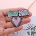 Pastel Fairy-Kei Enamel Pins for Retro Game Lovers - pin