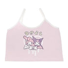 Pastel Fairy Kei Kuromi Crop Top with Spaghetti Straps - Cosparty