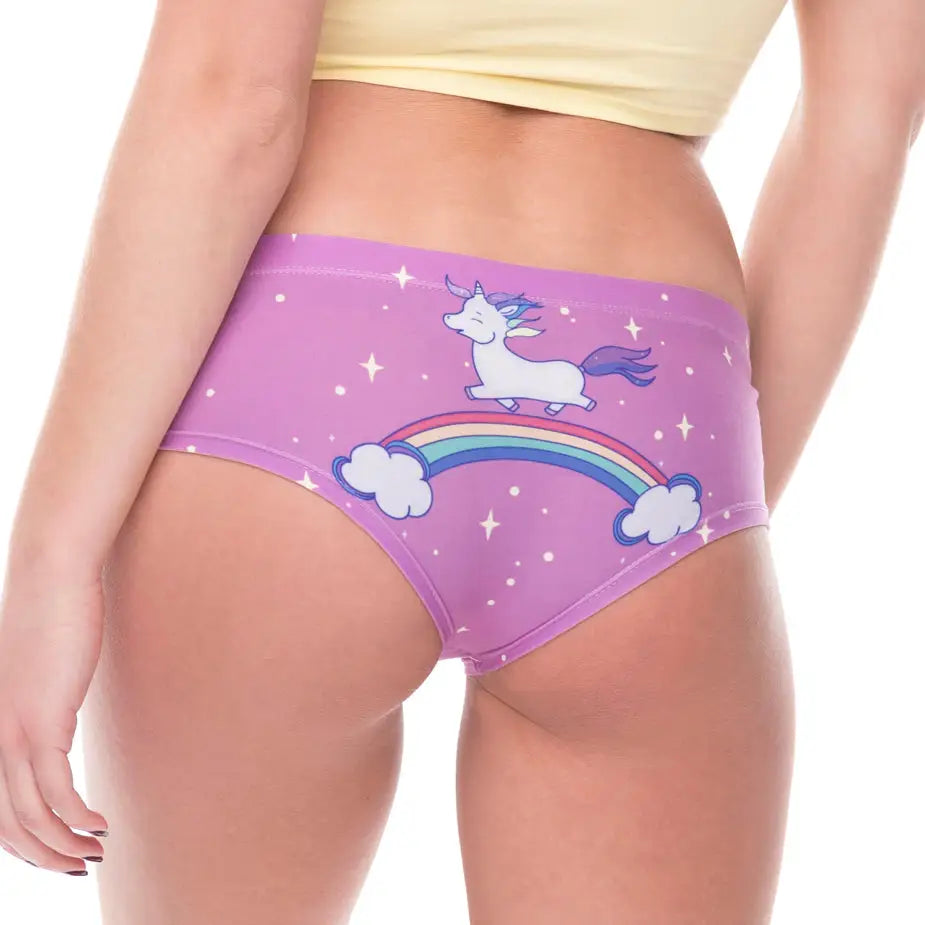 purple magical unicorn full brief underwear panties lingerie cheeky sexy harajuku japan fashion by Cosparty