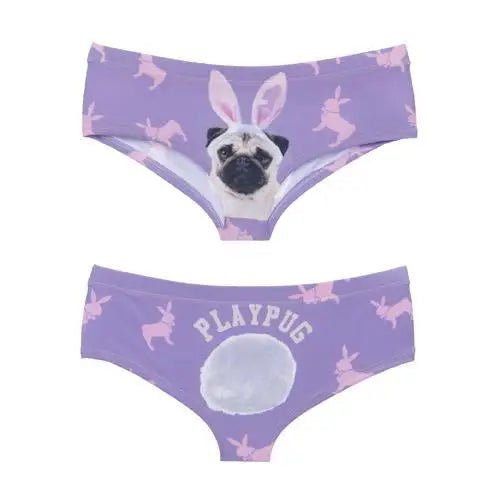 Pastel Fairy Kei Pocket Undies with Cheeky Sayings - Cosparty