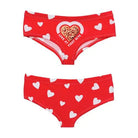 Pastel Fairy Kei Pocket Undies with Cheeky Sayings - Heart - underwear