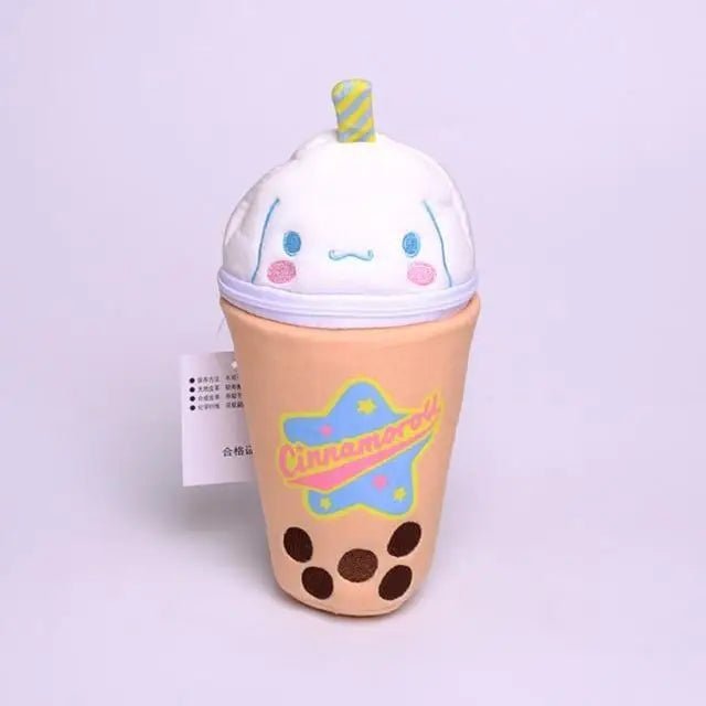 Pastel Fairy Kei Stationary Bags Featuring Kawaii Characters and Bubble Tea - Cosparty
