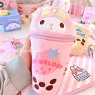 Pastel Fairy Kei Stationary Bags Featuring Kawaii Characters and Bubble Tea - Cosparty
