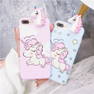 Pastel Fairy Kei Unicorn Phone Case with 3D Charm - Cosparty
