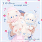 Pastel Furry Kitten Backpack with Hand Embroidered Paws - Cosparty