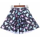 Pastel Goth Dinosaur Skirt for Cute Dino Princess Vibes - Cosparty