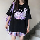 Pastel Goth Galaxy - Inspired Tee 100% Cotton 25 Inch 64 Cm - Cosparty