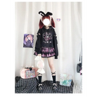 Pastel Goth I’ll End You Chainsaw Bunny Hoodie for Year-Round Wear - sweater