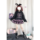 Pastel Goth I’ll End You Chainsaw Bunny Hoodie for Year-Round Wear - sweater