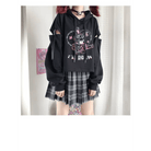 Pastel Goth I'll End You Chainsaw Bunny Hoodie for Year - Round Wear - Cosparty