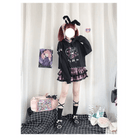 Pastel Goth I'll End You Chainsaw Bunny Hoodie for Year - Round Wear - Cosparty