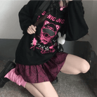Pastel Goth Japanese Sonic Angel Hoodie in Neon Colors - Cosparty
