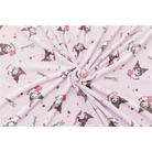 Pastel Goth Kuromi Inspired Furry Warm Blanket for Snuggling - Cosparty